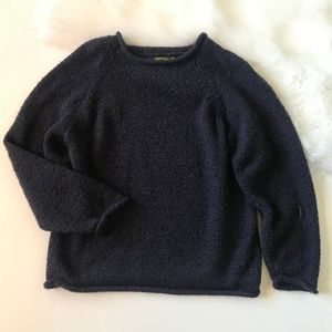 Warm and cozy purple sweater